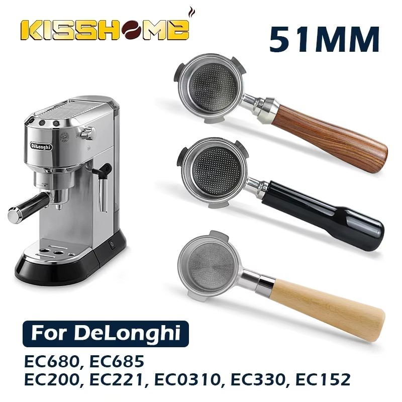 Coffee Equipment For Sale - Coffee Bottomless Portafilter 51MM For Delonghi