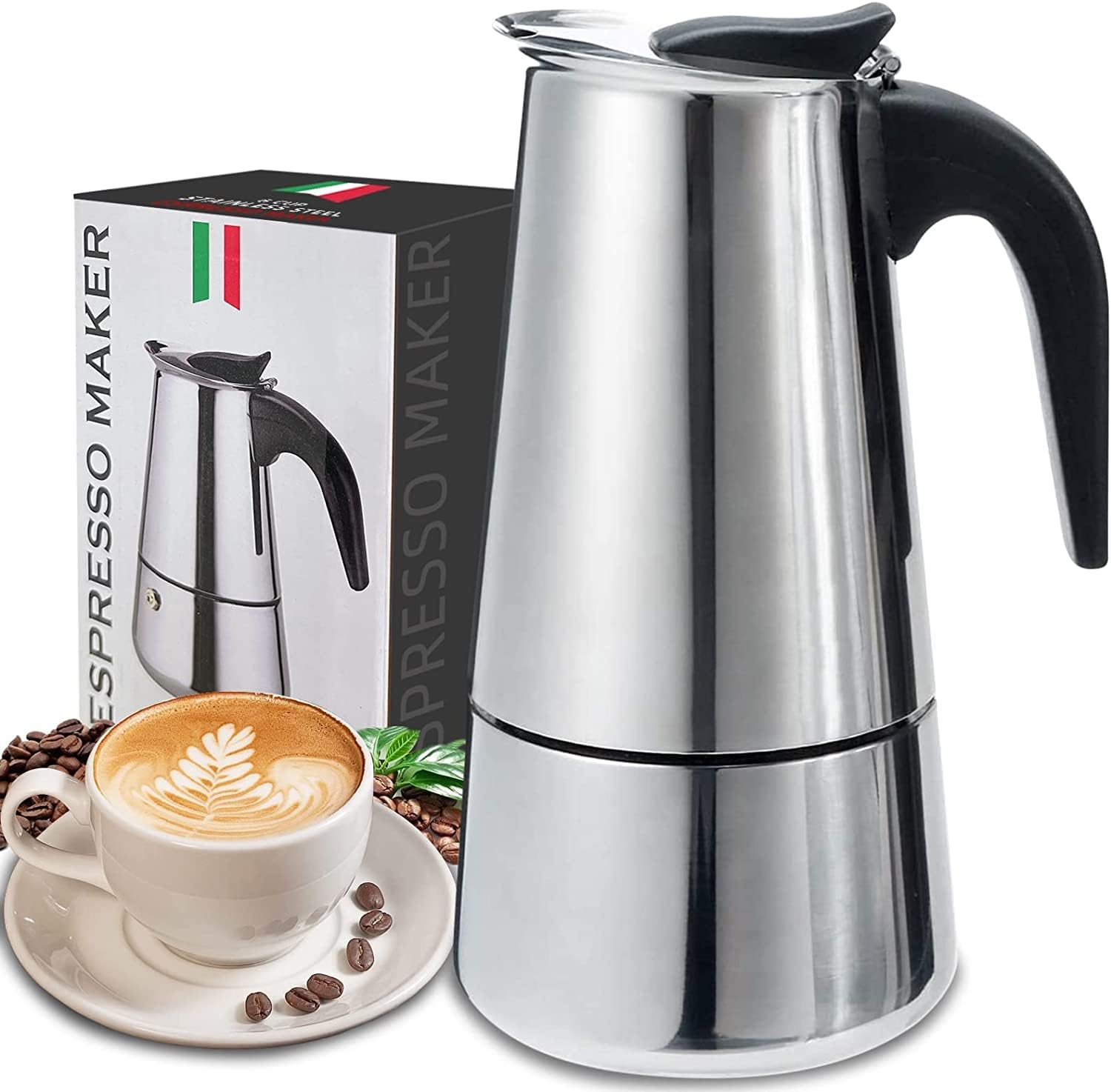 Coffee Equipment For Sale - 4/6/9 Cups Moka Pot Caffe Machine
