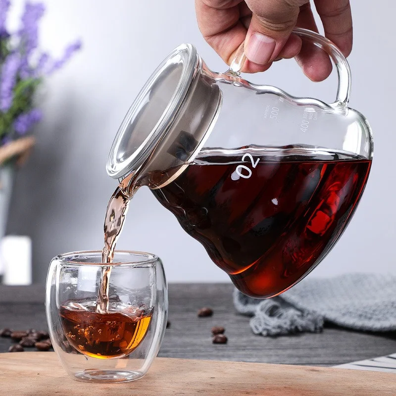 Hero Coffee Equipment - 350/600/800ml Hand Brew Coffee Carafe Clouds