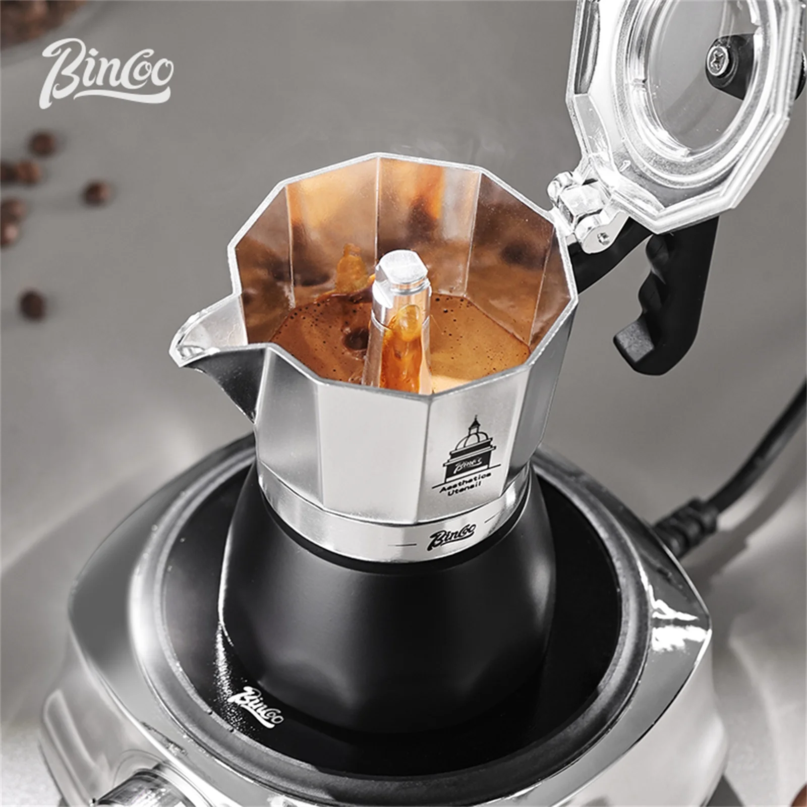 BINCOO Double Valve Moka Pot，E - огляд і ціна Hero Coffee Equipment
