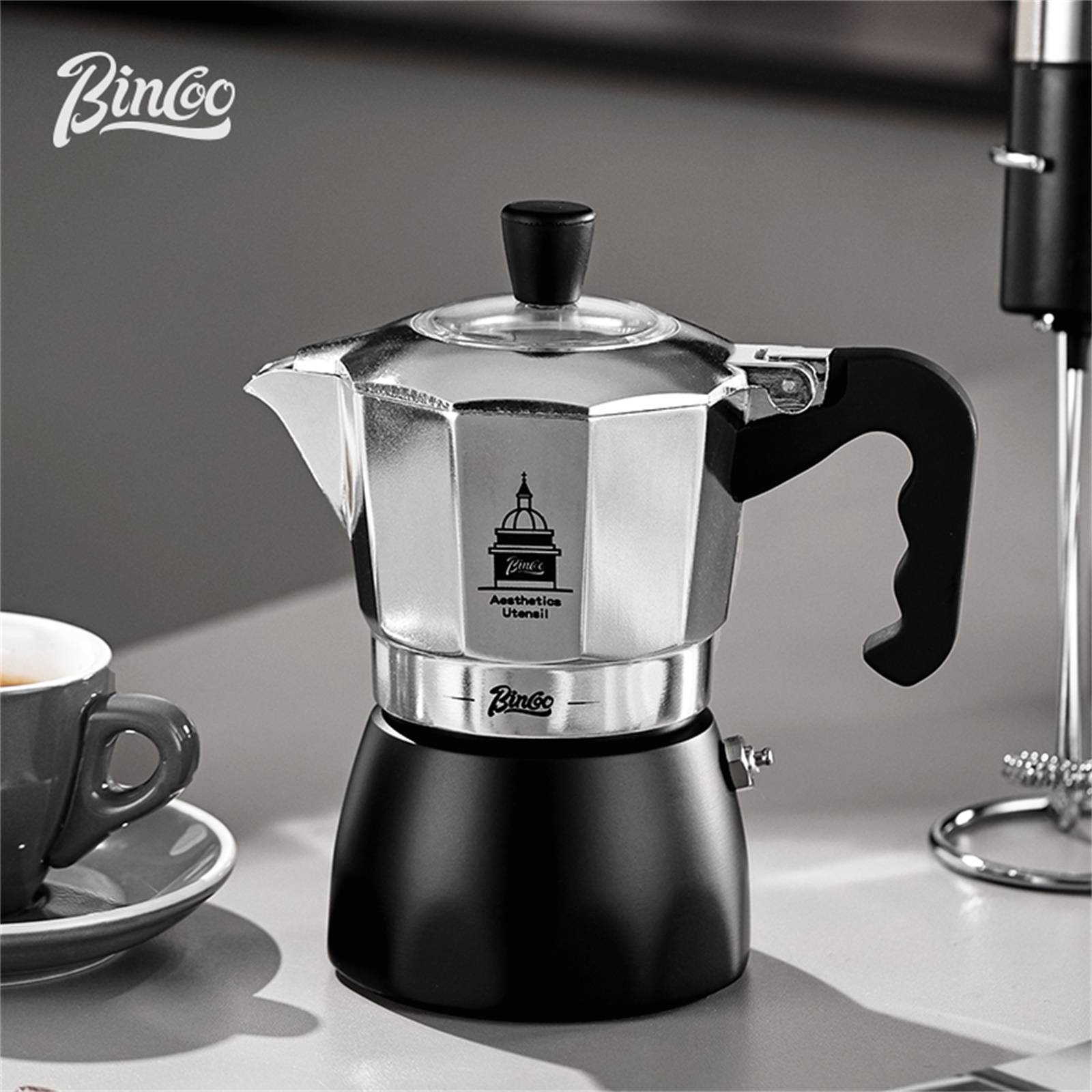 BINCOO Double Valve Moka Pot，E - огляд і ціна Hero Coffee Equipment