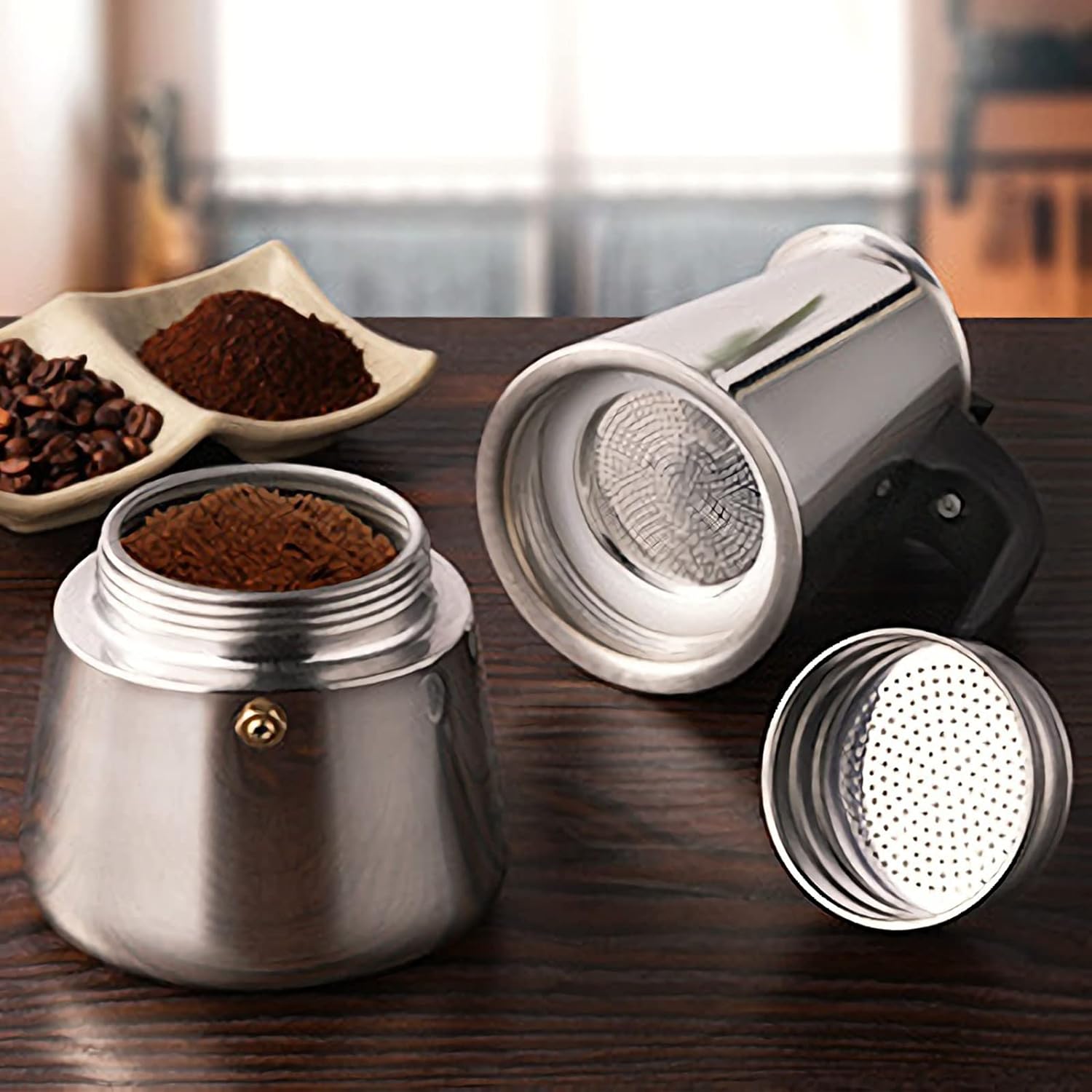 4/6/9 Cups Moka Pot Caffe Mach - огляд і ціна Coffee Equipment For Sale