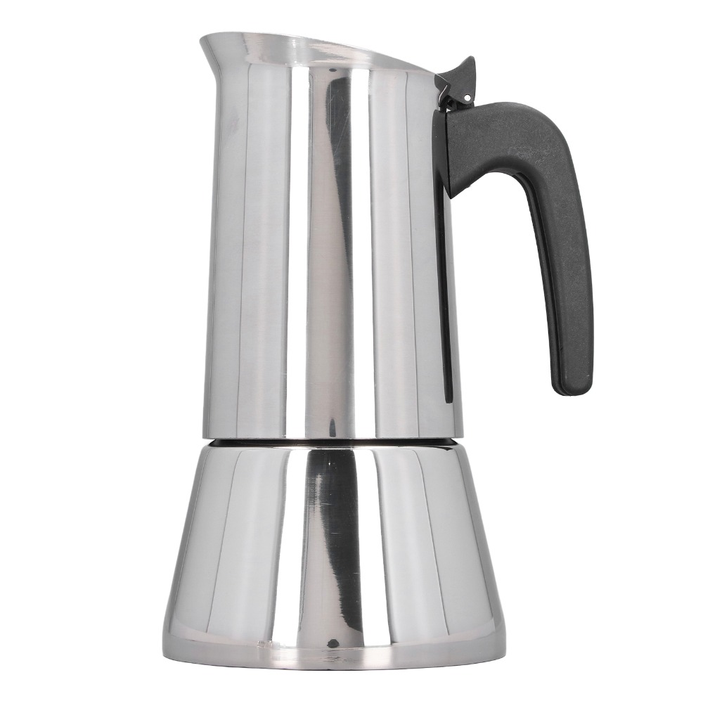 Stainless Steel Moka Pot Large - огляд і ціна Hero Coffee Equipment